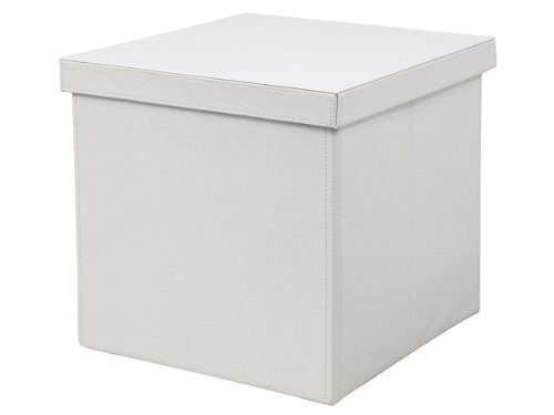 Zeller 17618 Aufbewahrungsbox, Kunstleder. PU / 33.5 x 33 x 32, wei&szlig;