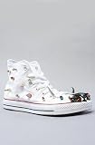 Gasoline Glamor The All Over Studded High Top in White and Rainbow (Exclusive) - Sneakers for Women