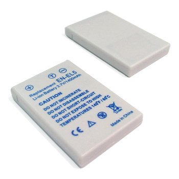Premium EN-EL5 Lithium-Ion Replacement Battery (2 Packs) for Nikon CoolPix 3700, 4200, 5200, 5900, 7900, P3, P4