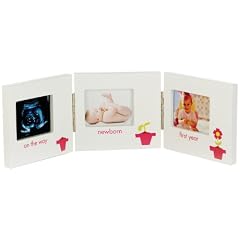 Pearhead 71012 - Bilderrahmen erstes Jahr Sonogram Flower