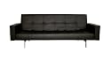 Baxton Studio Quadrato Convertible Sofa Bed, Black