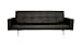 Baxton Studio Quadrato Convertible Sofa Bed, Black