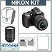 Nikon D5200 DX-Format Digital SLR Camera with 18-55mm DX VR Lens, Black - Bundle - with Nikon 28-300mm VR II Lens, 16GB SDHC Memory Card, Camera Carrying Case, Lens Cleaning Kit