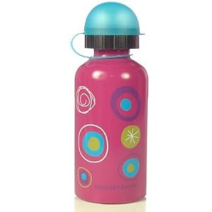 Crocodile Creek Kids Drinking Bottle - Colorama Pink by 