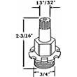 United States Hdwe. P-1324C Faucet Stem And Bonnet