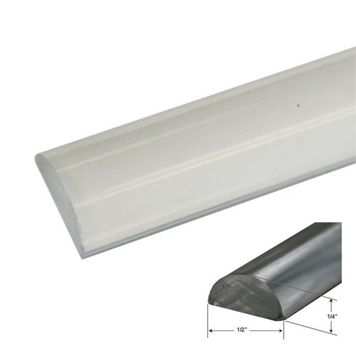 Clear Acrylic, Frameless Shower Threshold - 35 in long