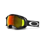 Oakley Unisex-Adult Splice Snow Goggles (Jet Black w/ Fire Iridium, One Size) ~ Oakley