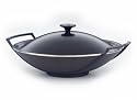 Le Creuset 25104360000460 WOK 3-teilig 36 cm schwarz