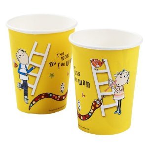 "New Design Charlie Lola Birthday Party Cups, pack of 8, paper"
