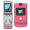 Motorola RAZR V3 Pink Mobile Phone Unlocked Sim Free - BUBBLE GUM PINK