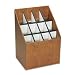 Safco 3079 Corrugated Roll File, for 12 3-7/8x3-5/8 Tubes, 15w x 12d x 22h, Woodgrain