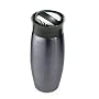 Metrokane Houdini Flip Top Cocktail Shaker, Gun Metal Gray
