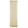Stylemaster Elegance 60 by 108-Inch Sheer Voile Panel, Beige
