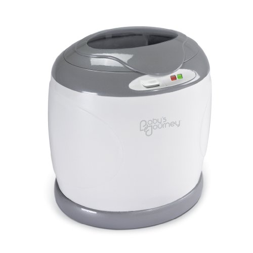 Babyâ€TMs Journey Towel Warmer (White/Gray)