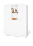 Pinolino 140090G - Kleiderschrank Jil groß, weiß