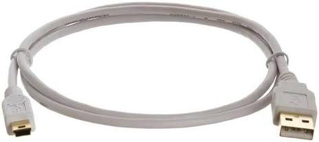 GTMax White USB 2.0 A to Mini-USB B 5-Pin Cable