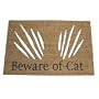 "Beware Of Cat" Doormat