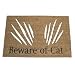 Beware Of Cat Doormat