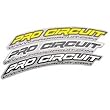 Pro Circuit .Com Fender Stickers - Regular/Black