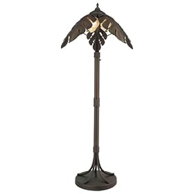 3 Light Outdoor Palm Tree Floor Lamp by 