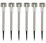 6 x Solarleuchten Garten Solar Solarlampe Neu