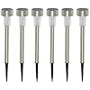 6 x Solarleuchten Garten Solar Solarlampe Neu