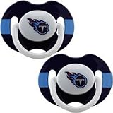 Tennessee Titans Pacifiers 2 Pack Safe BPA Free