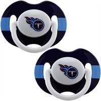 Tennessee Titans Pacifiers 2 Pack Safe BPA Free
