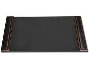 Walnut & Leather 34 x 20 Desk Pad
