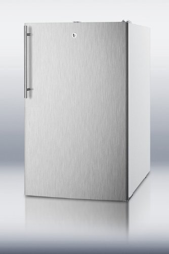 Summit CM411LSSHV 4.1 cu. ft. Compact Refrigerator with 20