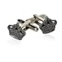 Pewter King Cufflinks with Gift Box