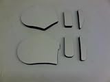 Floor saver (sticky back foam pieces) - junior size - for Jr Brannock devices