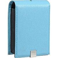 Canon PSC-1000 Deluxe Light Blue Pink Leather Case for PowerShot SD-1000, SD-1100, SD-1200, SD-1300, SD-1400, Elph 100 HS, Elph 300 HS