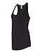 Next Level Ladies' French Terry Racerback Tank M BLACK