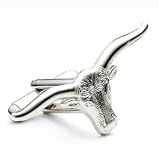 Longhorn Steer Texas Rancher Cufflinks Cuff Links
