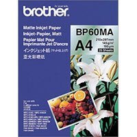 BROTHER 専用A4インクジェット紙(マット仕上げ)25枚 BP60MA