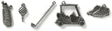 MINI CHARMS 5/PKG-GOLF