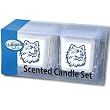 Connecticut Huskies - UConn 2 pack of 2"x2" Candle Sets - NCAA College Athletics Fan Shop Sports Team Merchandise