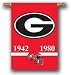 NCAA Georgia Bulldogs Championship Year Two-sided Banner