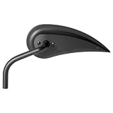 Arlen Ness Rad III Teardrop Mirror for Harley Davidson - Black - Size : Right