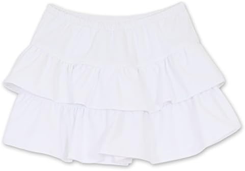 Chez Ami by Patsy Aiken Designs Girls Ruffled Tennis Skort White