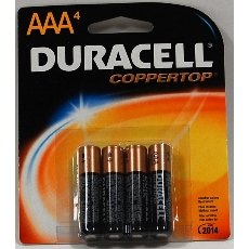 Duracell AAA Carded 4pk