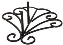 Sea Shell Metal Garden Size Flag Holder
