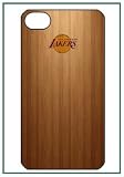 Los Angeles Lakers NBA Team Logo Wood Floor Pattern iPhone 4s iPhone4s Black Designer Hard Case Cover