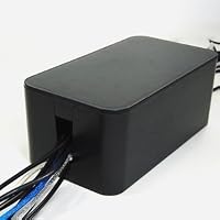 Cosmos Black household patch board/ac adapter/charger/usb hub/network hub/collect redundant cable Cable Box/Cable management box + Cosmos cable tie