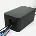 Cosmos ® Black household patch board/ac adapter/charger/usb hub/network hub/collect redundant cable Cable Box/Cable management box with Cosmos Fastening Strap