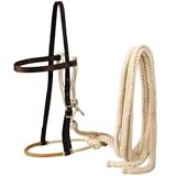 Mustang Rawhide Noseband Nylon Breaking Hackamore