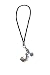 Cell Phone Charm - C11 - Moon & Stars and Bead