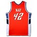 Sean May Autographed Charlotte Bobcats Away/Orange Jersey (UDA)