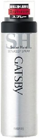New Gatsby Super Hard Set & Keep Spray Jumbo 180g Japan